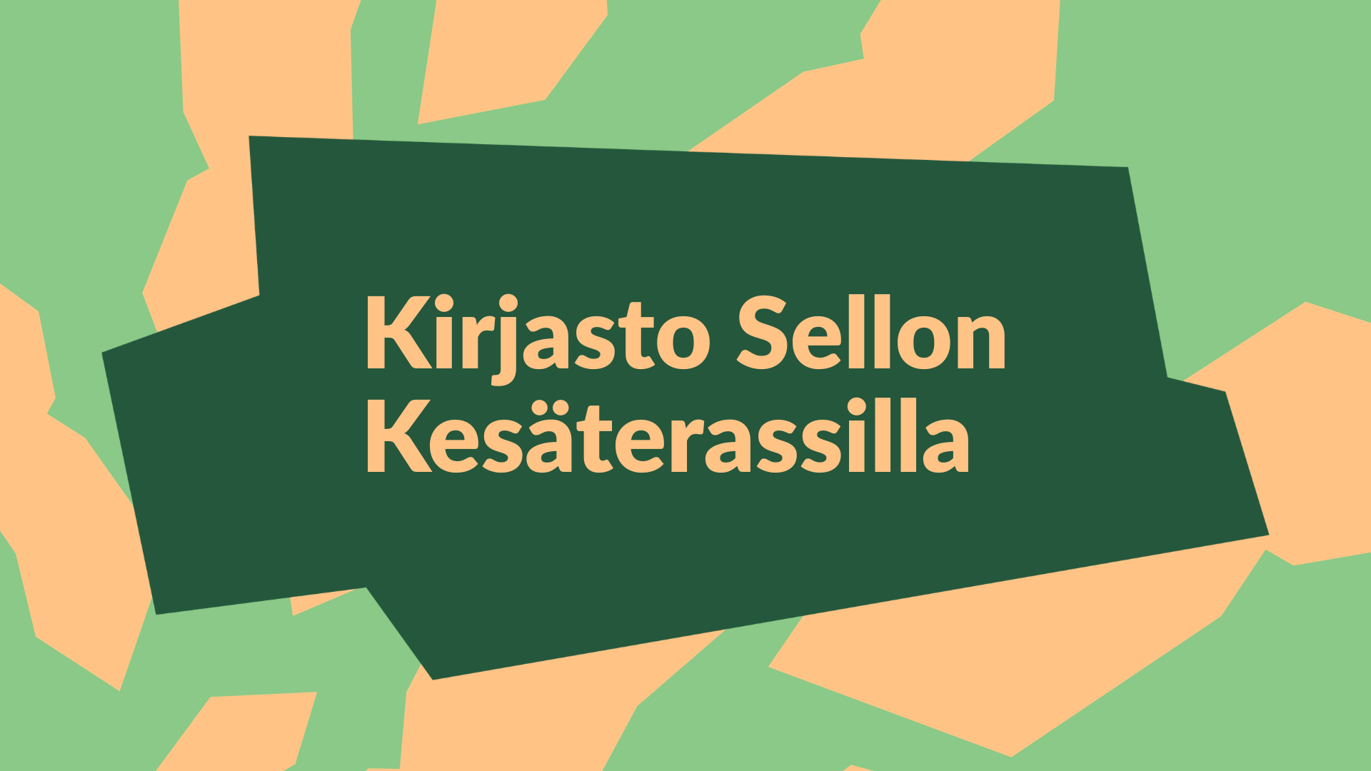 Biblioteket Sellos sommarterrass — Sellon kirjasto, Espoo