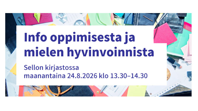 Information on learning and mental wellbeing in Finnish