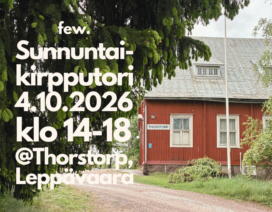 Sunnuntaikirpputori 4.10. @Thorstorp, Leppävaara