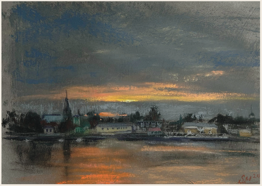 Milana Sagadeeva: Quiet Moments (kunstutstilling) — Sellon kirjasto, Espoo