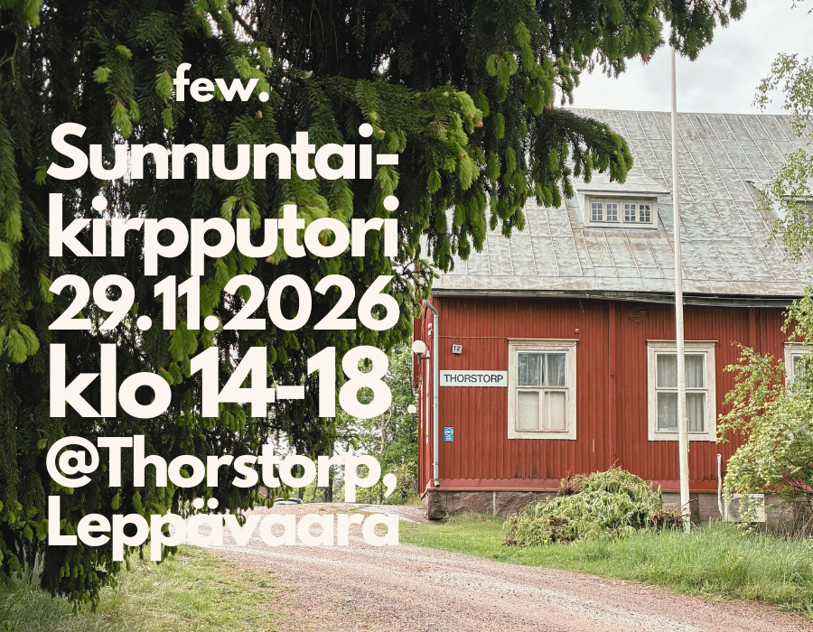 Sunnuntaikirpputori 29.11. @Thorstorp, Leppävaara