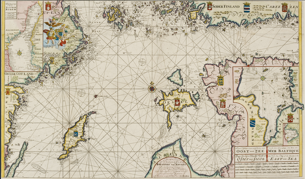 Historialliset iltapäivät: Merikarttojen kertomaa – Suomenlahti vanhoilla kartoilla 1500–1800-luvuilla