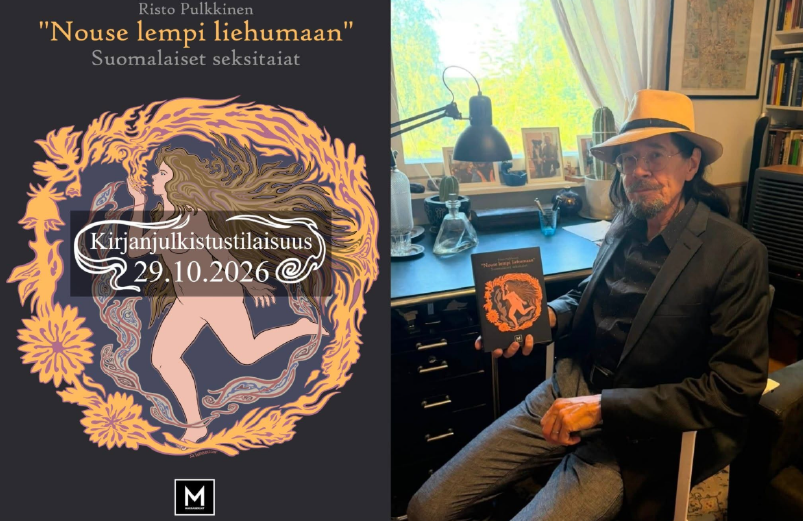 Kirjanjulkistustilaisuus - "Nouse lempi liehumaan": Suomalaiset seksintaiat (Risto Pulkkinen, 2026)