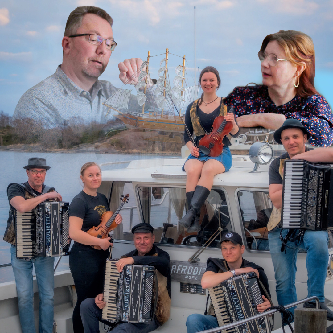 JuuriJuhlan saaristoiltamat: Aspö Spelmän, Maria Kalaniemi & Pekka Pentikäinen