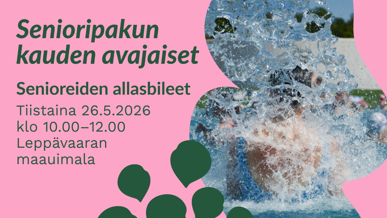 Senioripakus säsongsöppning: poolparty för seniorer!