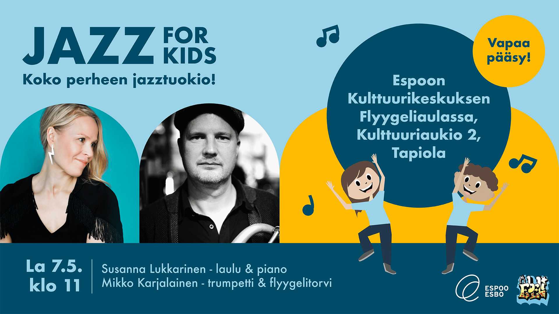 Jazz for Kids konsertti.