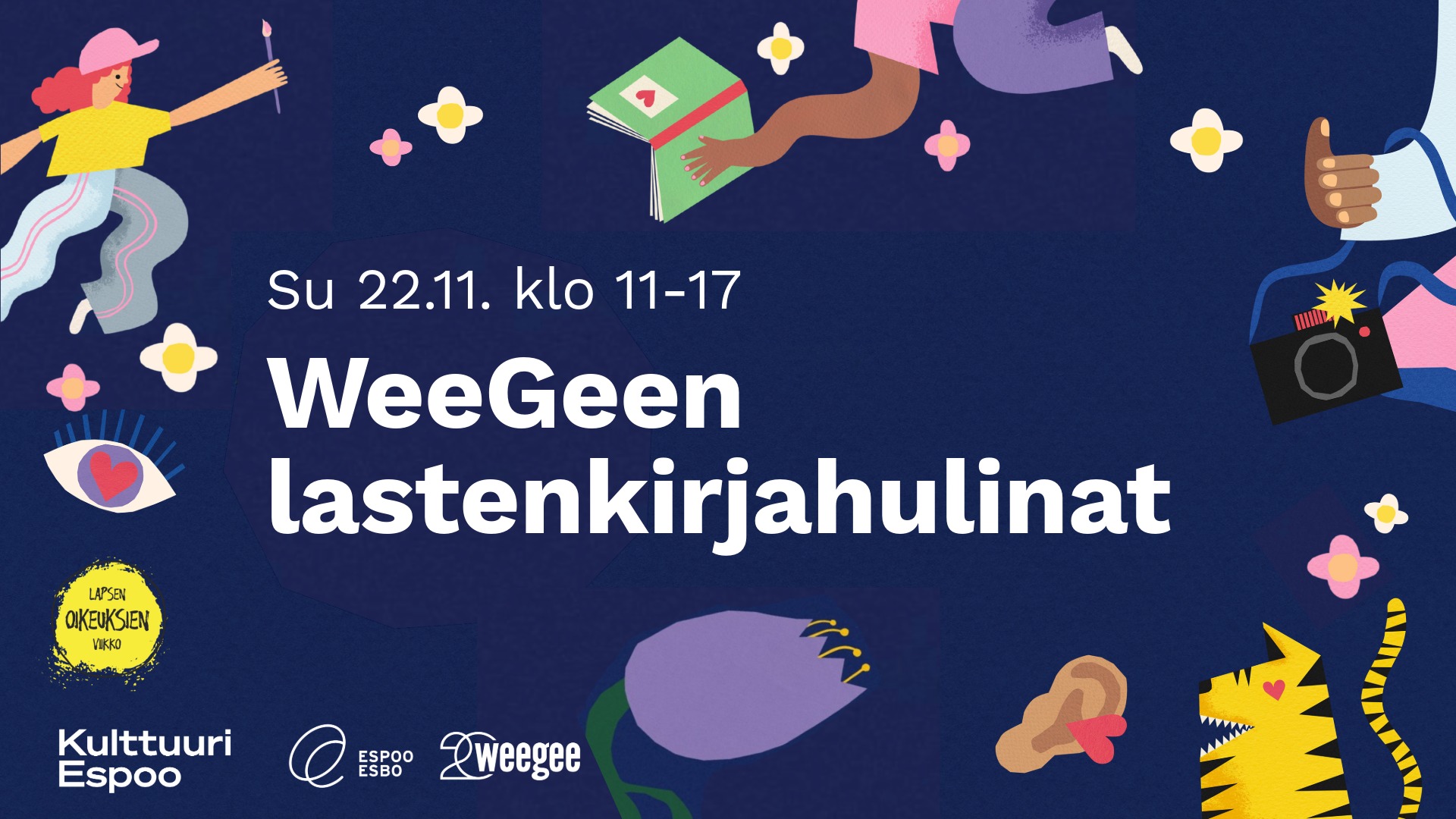 Lasten viikonloppu: WeeGeen lastenkirjahulinat