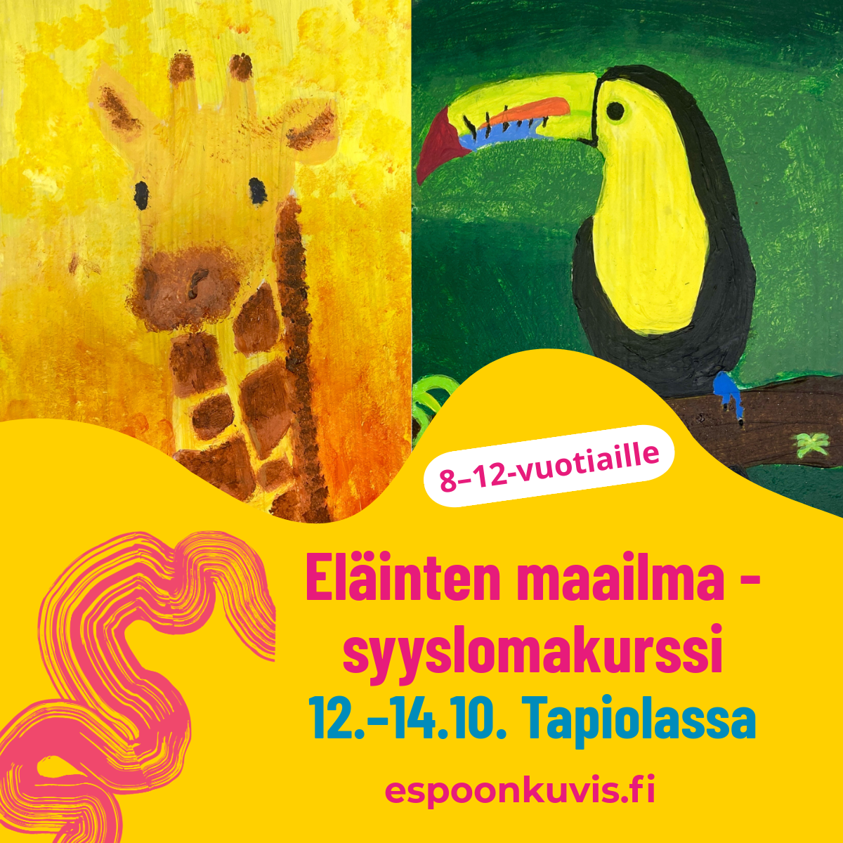 Syyslomakurssi: Eläinten maailma 8–12-vuotiaille