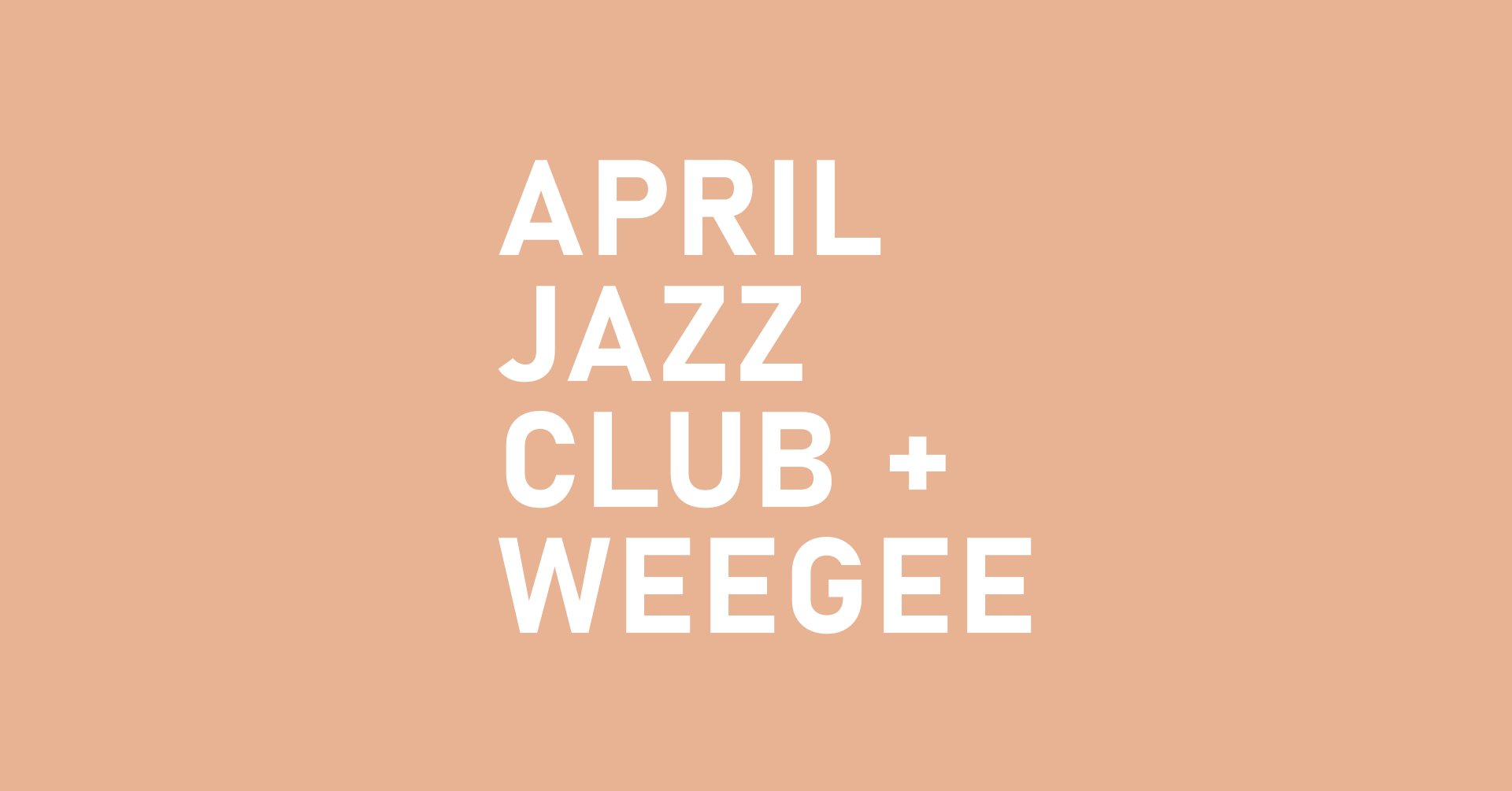 April Jazz Club + WeeGee -logo