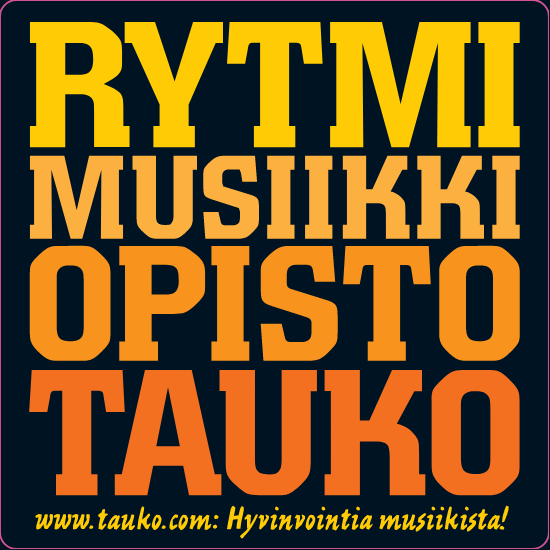 rytmimusiikkiopisto tauko teksti - kuva on logo