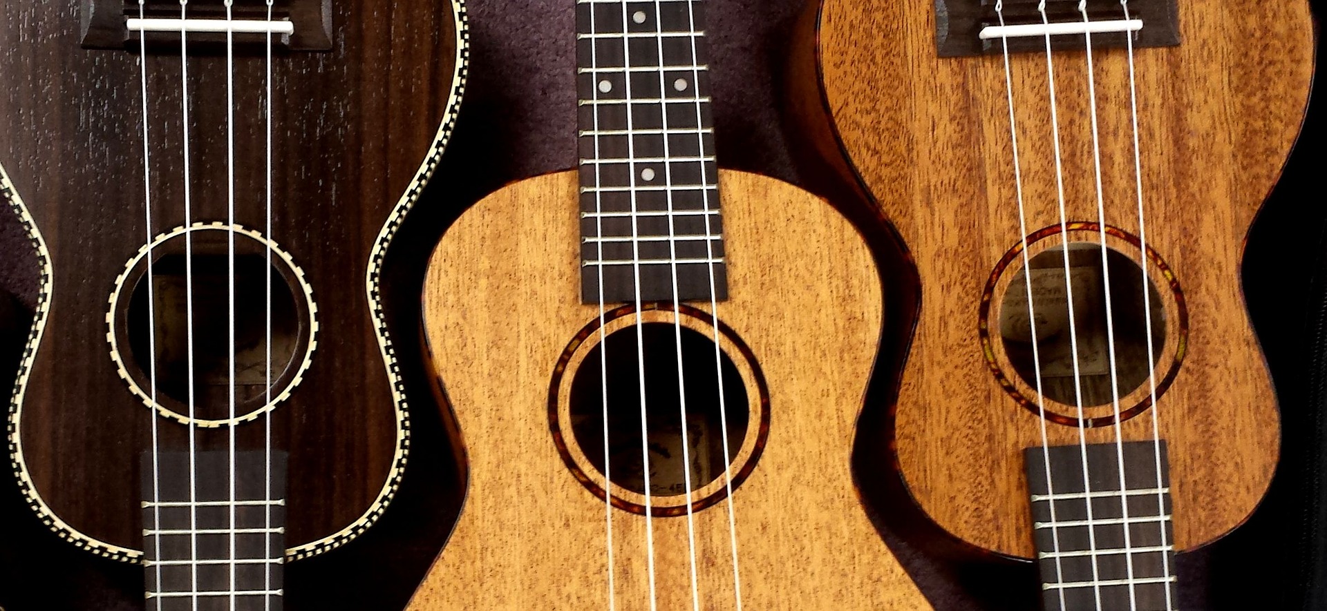 kolme ukulelea